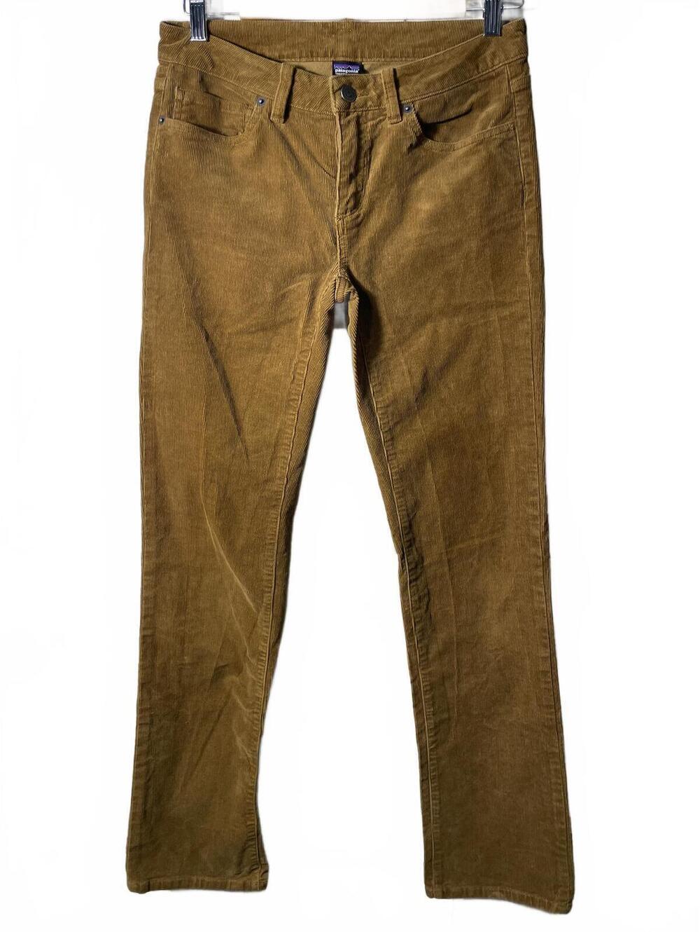 Patagonia Organic Cotton Corduroy Pants Womens Sz 27 Brown Casual Granola Girl